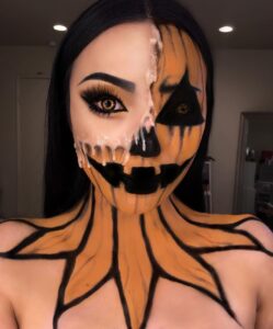 pumpkin make-up